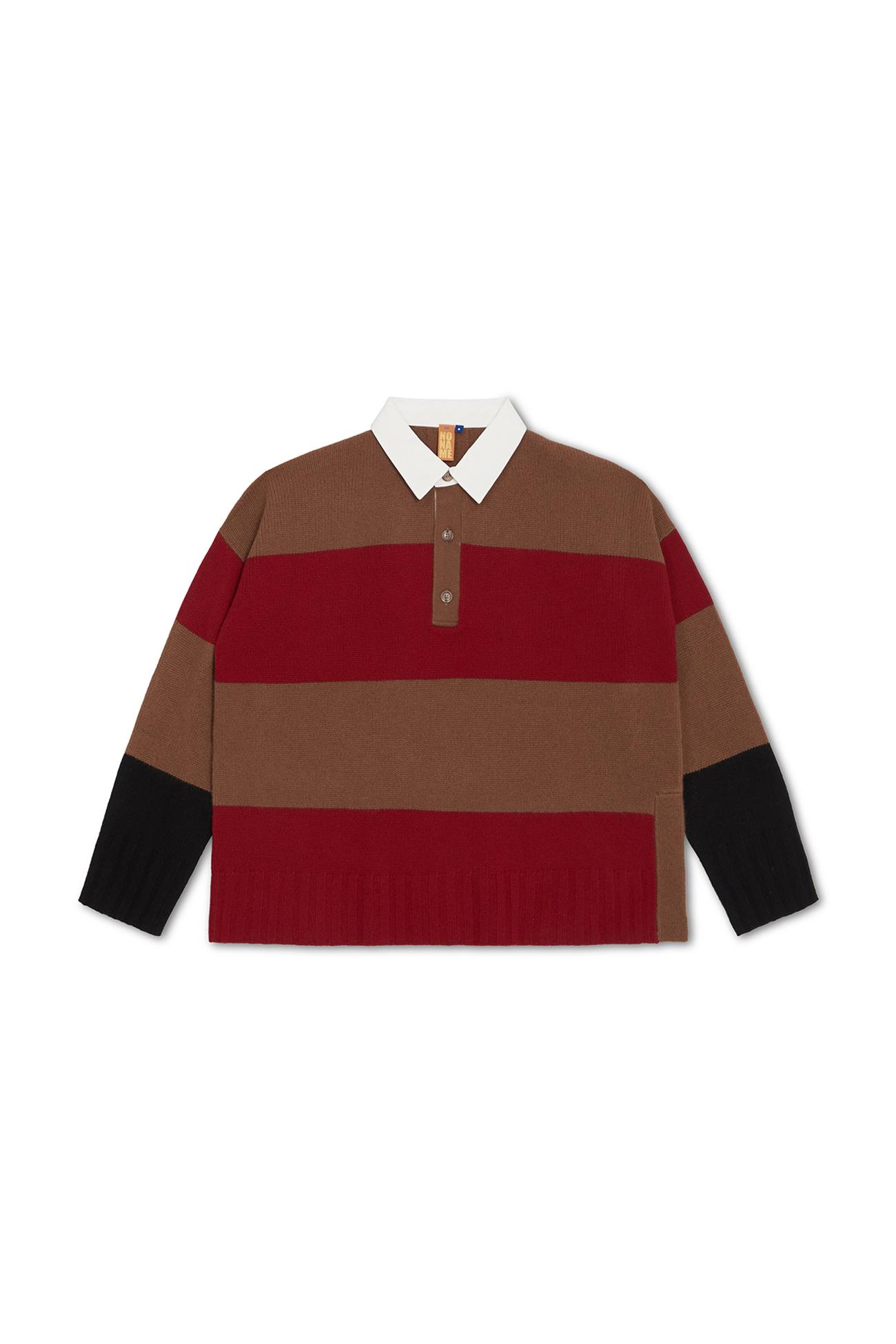 NUTTY/GARNET STRIPE