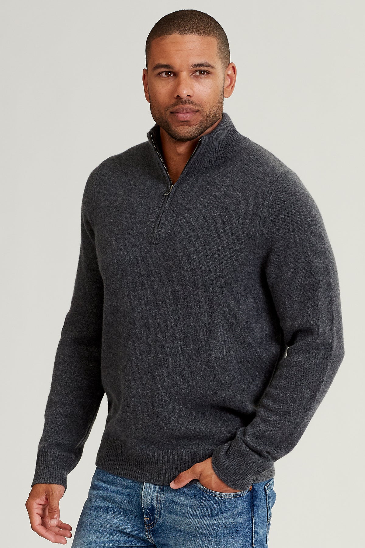 Men's Mick Rib Knit Cashmere Sweater – NAKEDCASHMERE