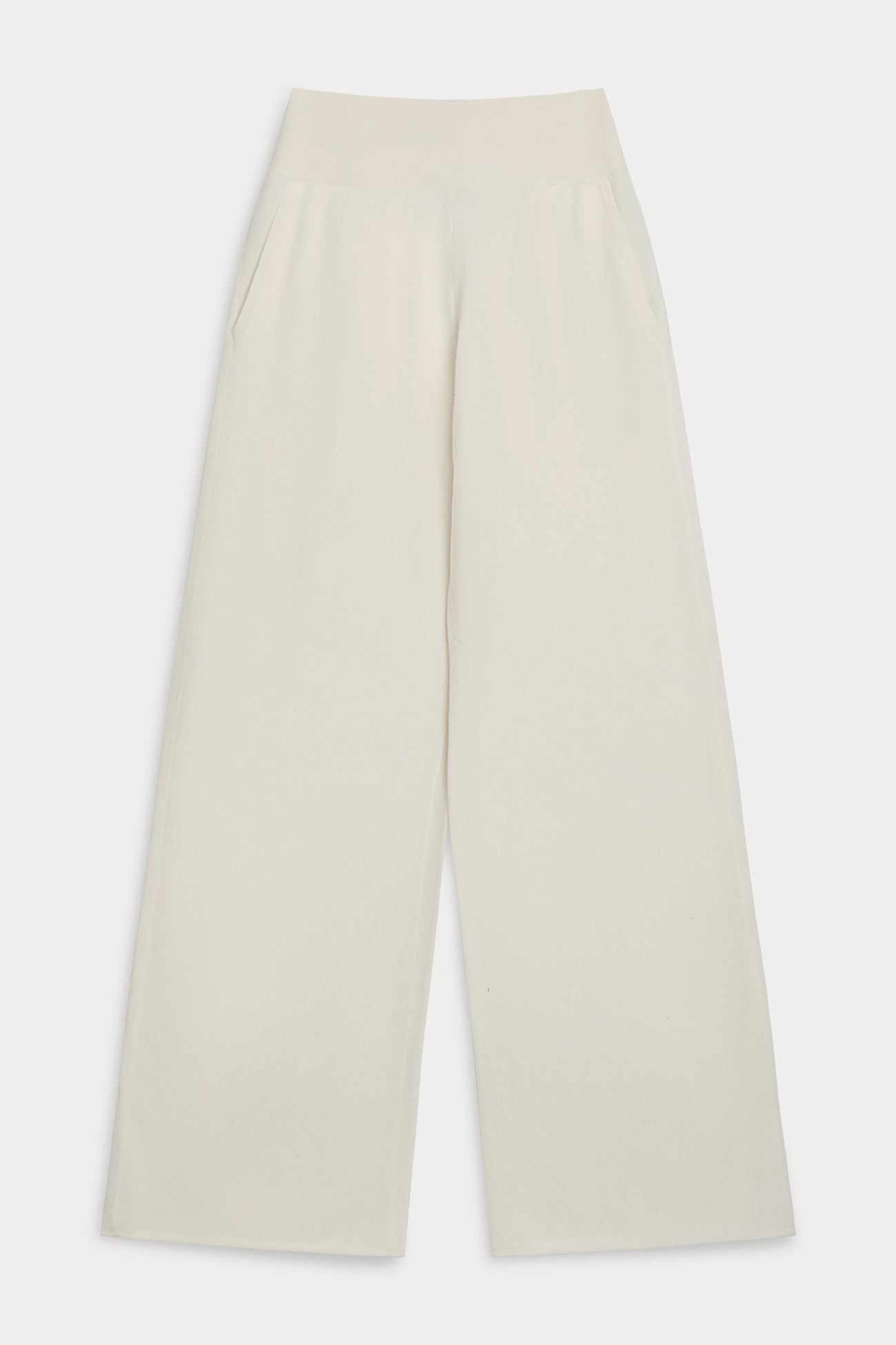 ATTYYWS New Hot Sale 100% Pure Cashmere Ladies Wide Leg Pants Long