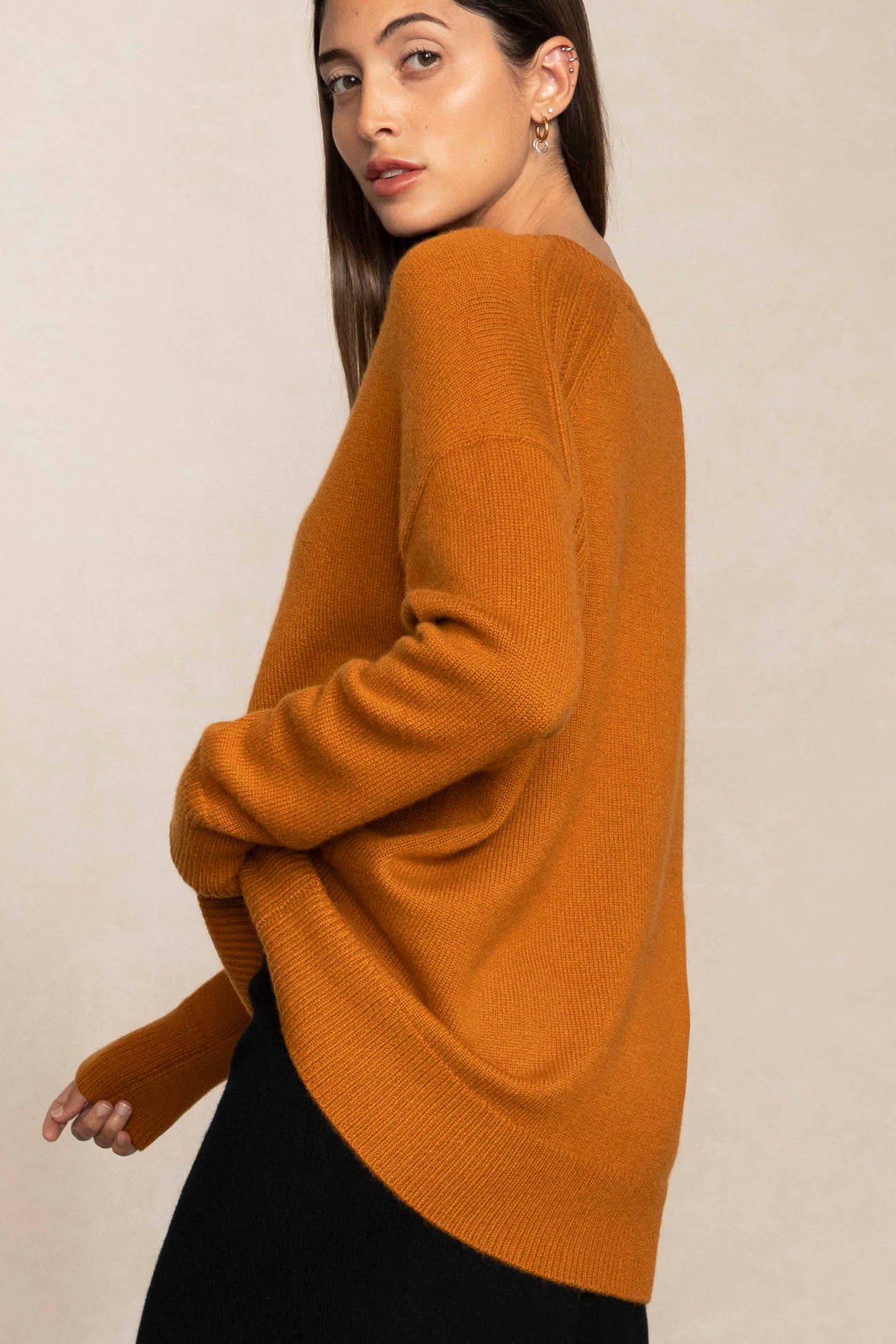 Saffron cashmere outlet sweater