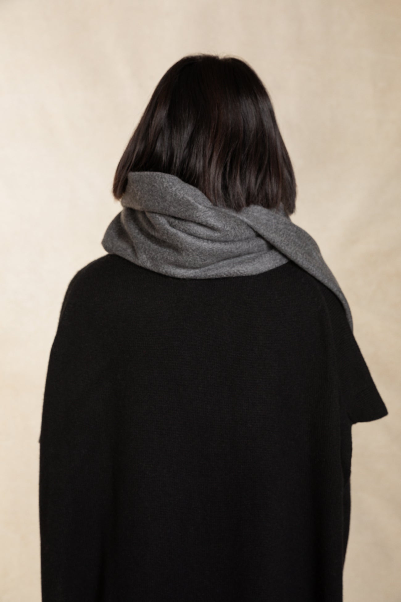 Cashmere scarf no fringe new arrivals