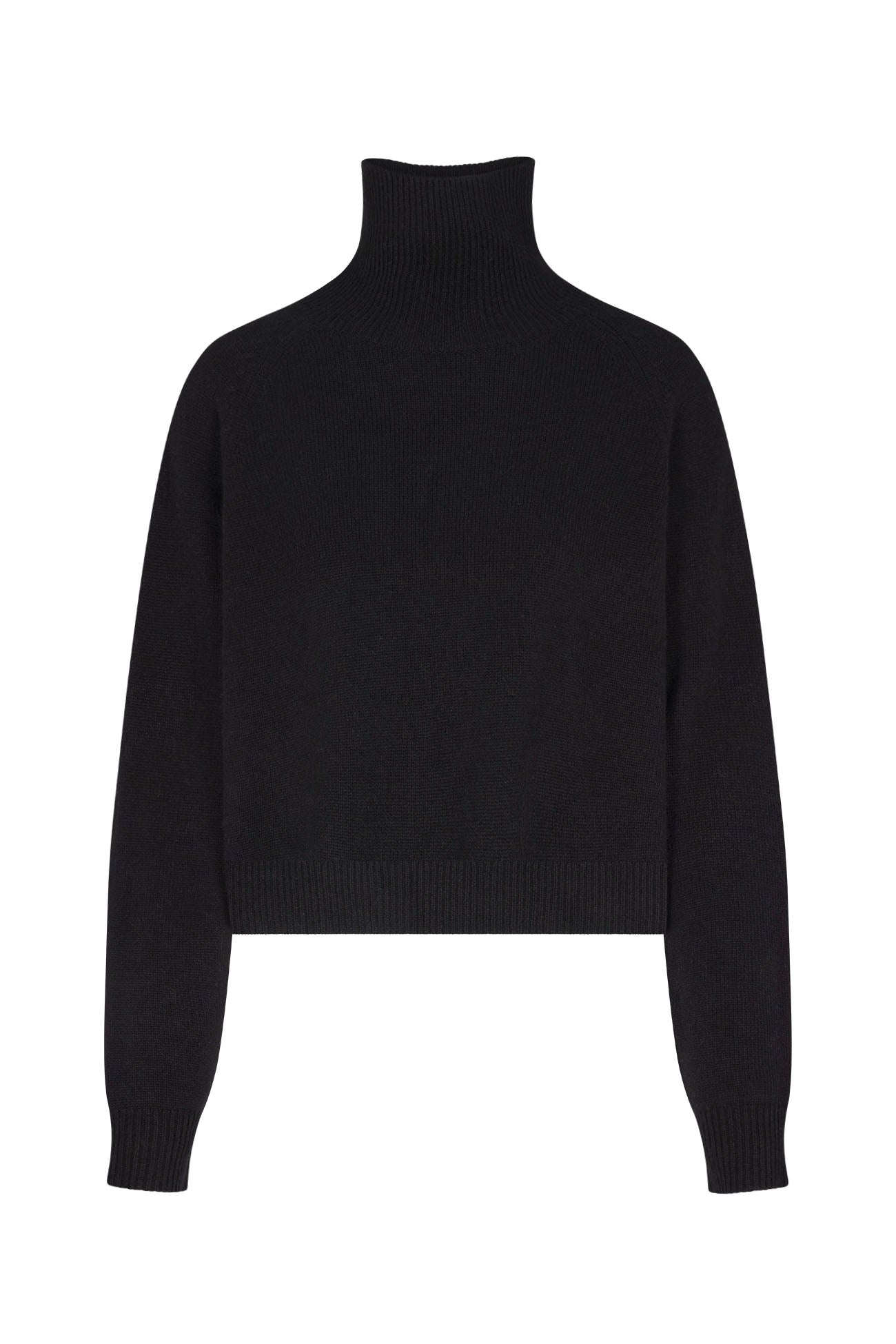 LOCHMERE Women's Large Cashmere Turtleneck Black Sweater outlet