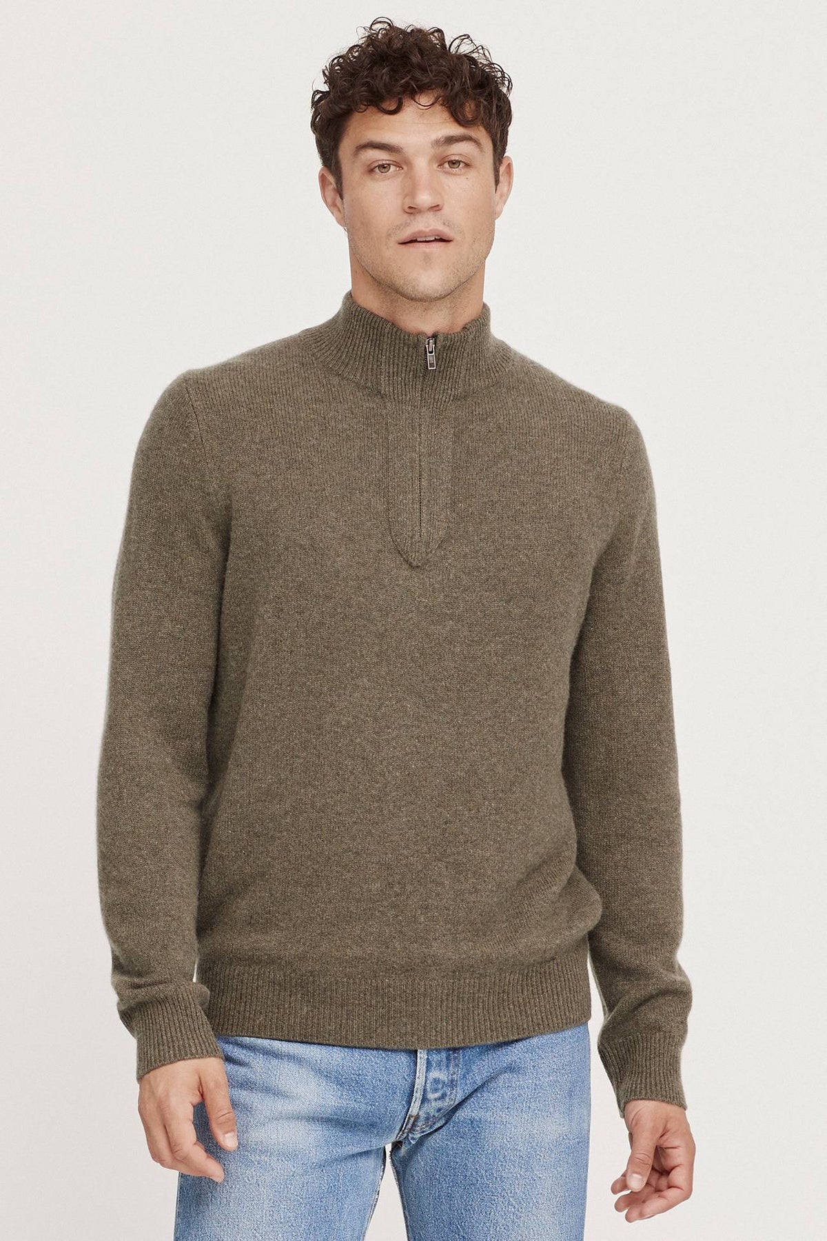 Men's Mick Rib Knit Cashmere Sweater – NAKEDCASHMERE