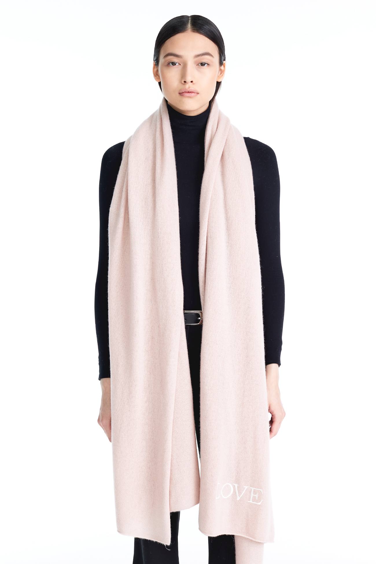 Pink Cashmere Scarf