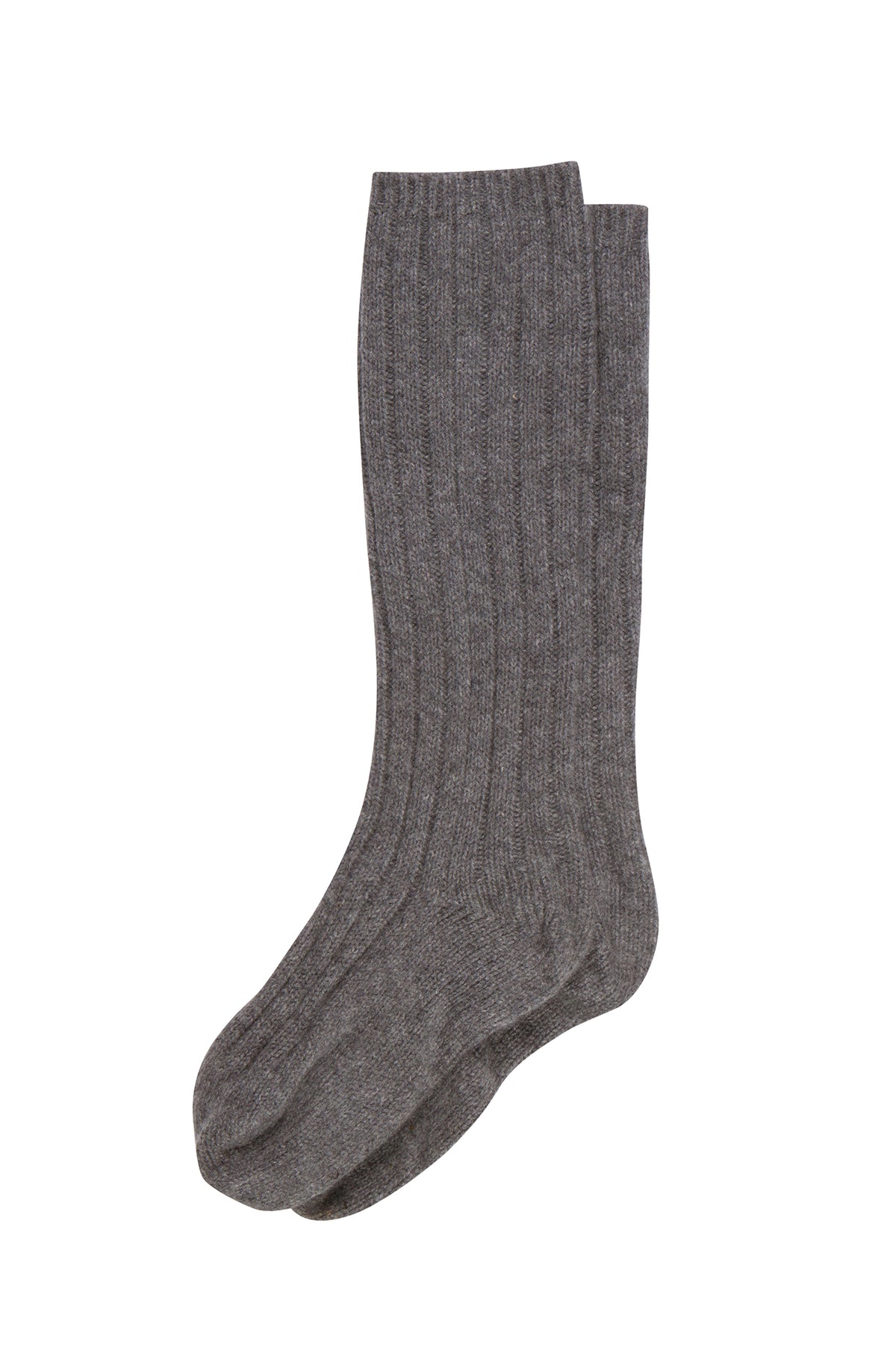 Ribbed Trim Cashmere Socks – NAKEDCASHMERE