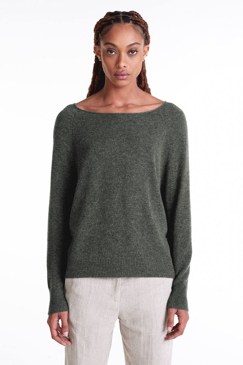 Women's Tulip Cashmere Off the Shoulder Sweater – NAKEDCASHMERE
