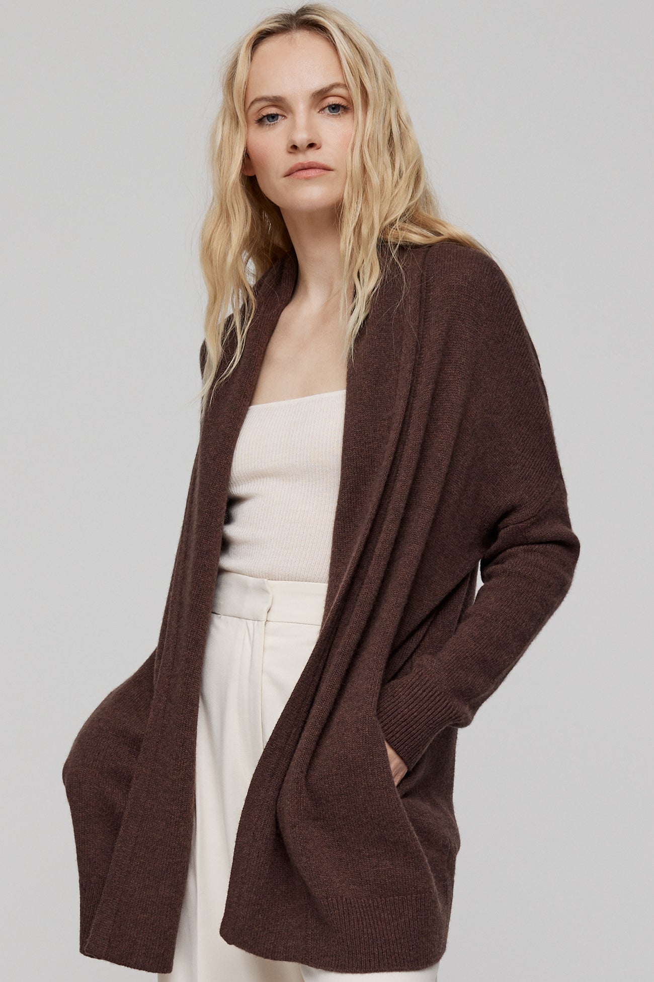 Cashmere 2024 cardigan wrap