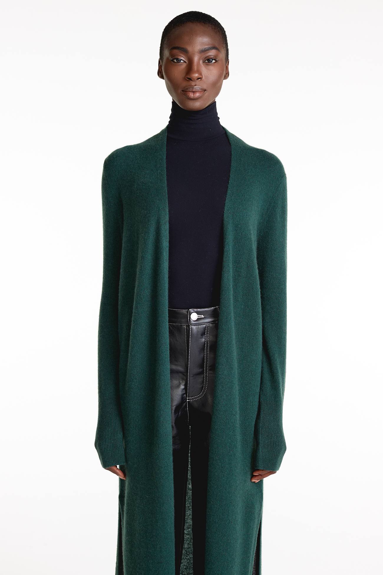Women s Faye Long Silhouette Cashmere Cardigan NakedCashmere