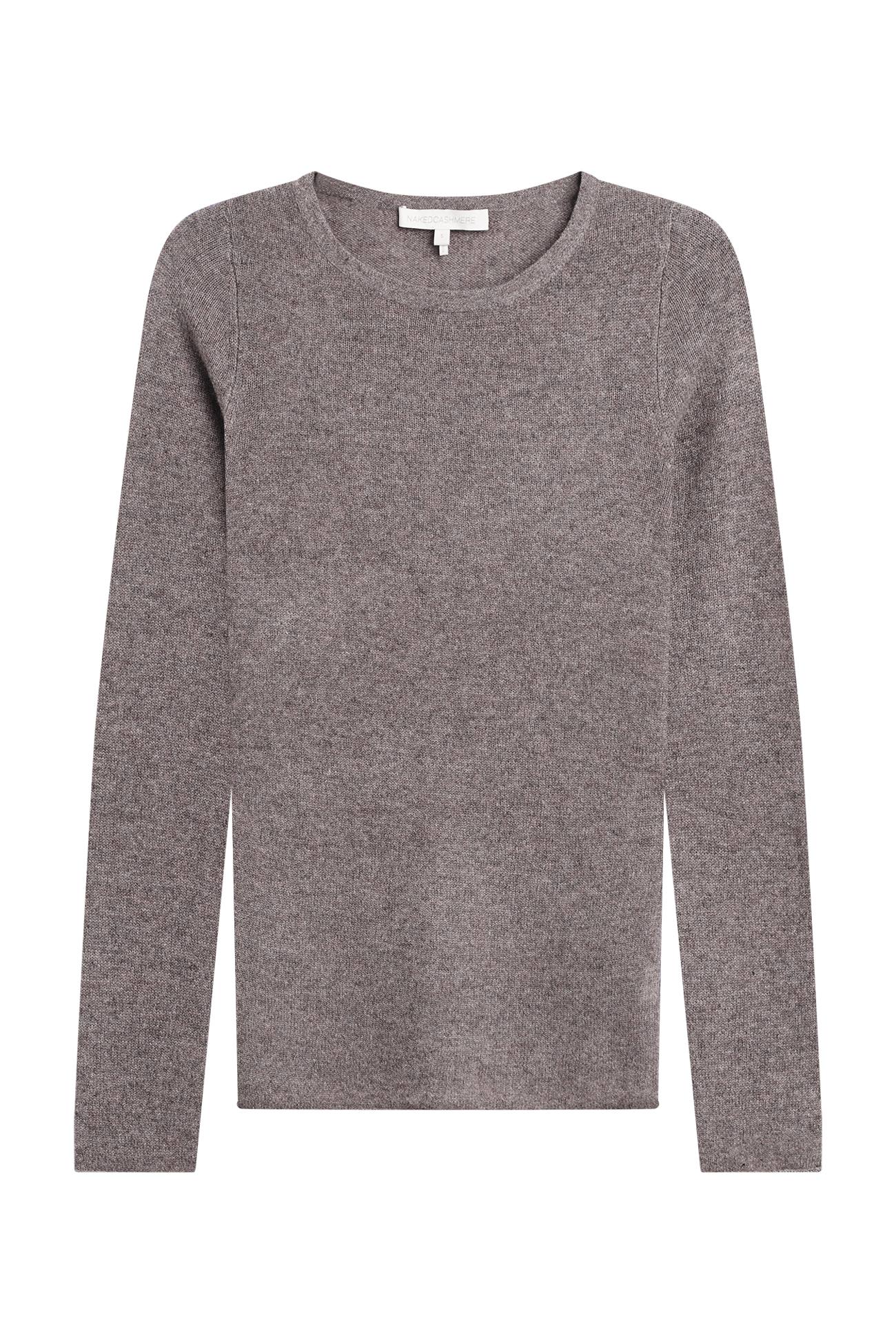 MADDIE FITTED CREWNECK CASHMERE SWEATER