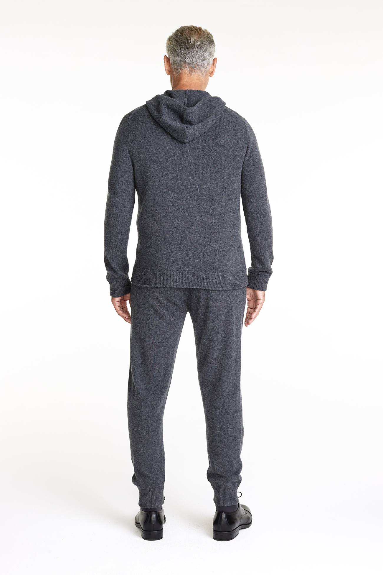 Grey cashmere best sale hoodie mens