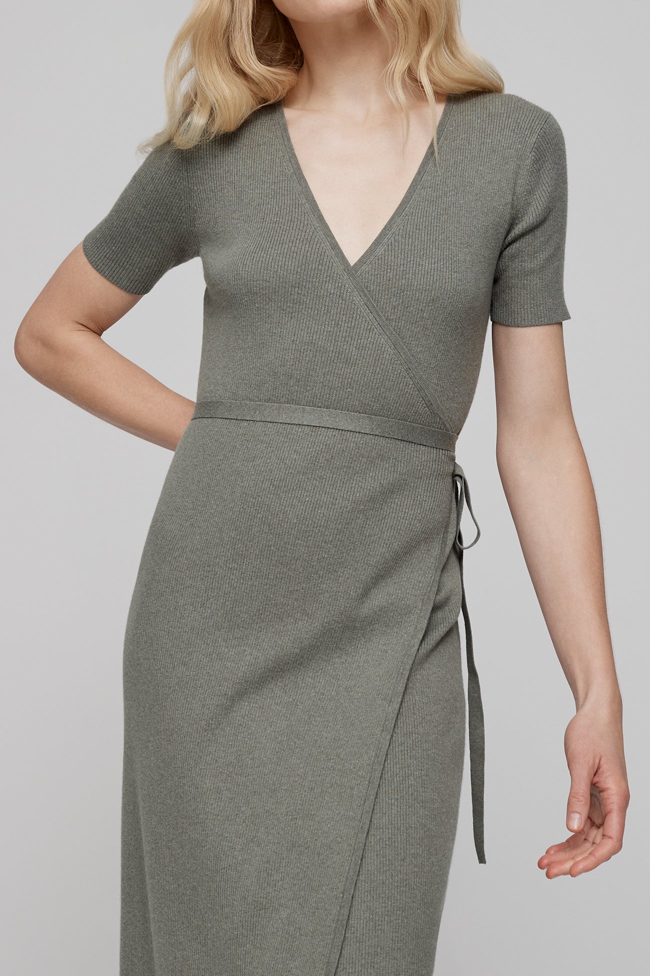 Topshop buckle 2024 wrap midi dress